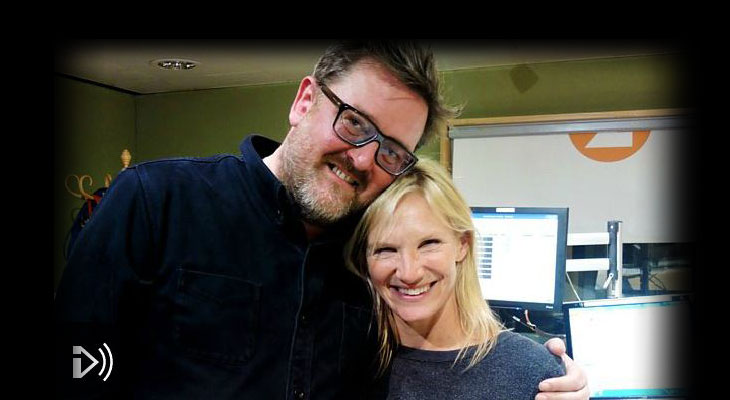 Guy Garvey in session with Jo Whiley