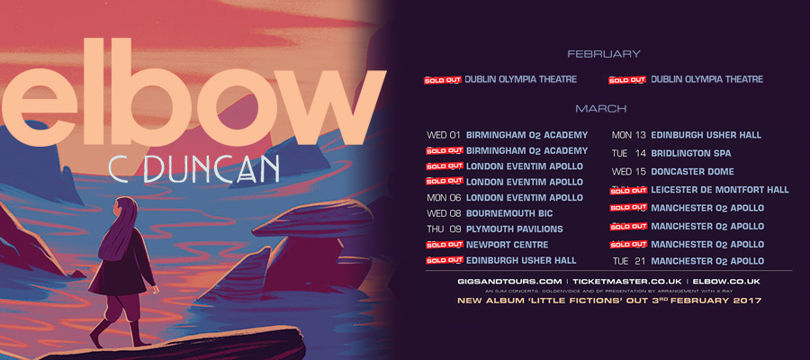 Limited tickets available for elbow 2017 tour dates