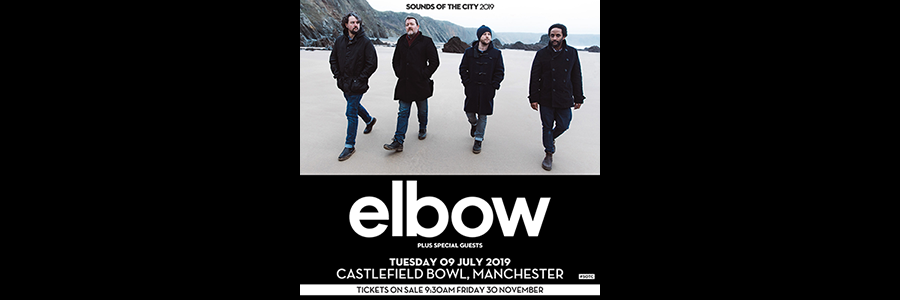 ELBOW TO PLAY SOUNDS OF THE CITY 2019