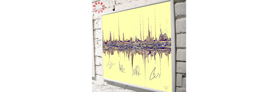 ‘ONE DAY LIKE THIS’ SOUNDWAVES ARTWORK IN SUPPORT OF THE ROUNDHOUSE TRUST