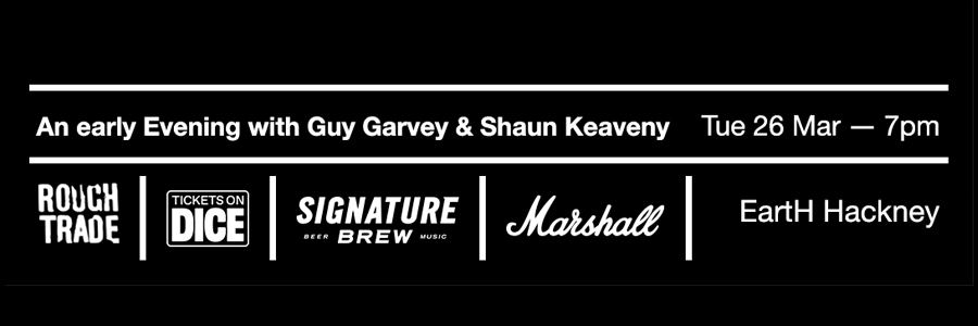 An Early Evening With Guy Garvey and Shaun Keaveny
