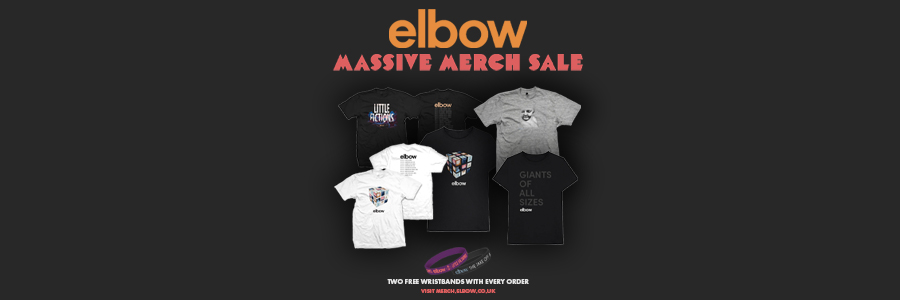 elbow Merch Sale – Classic Tour T-Shirts